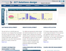 Tablet Screenshot of ictsolutionsdesign.com